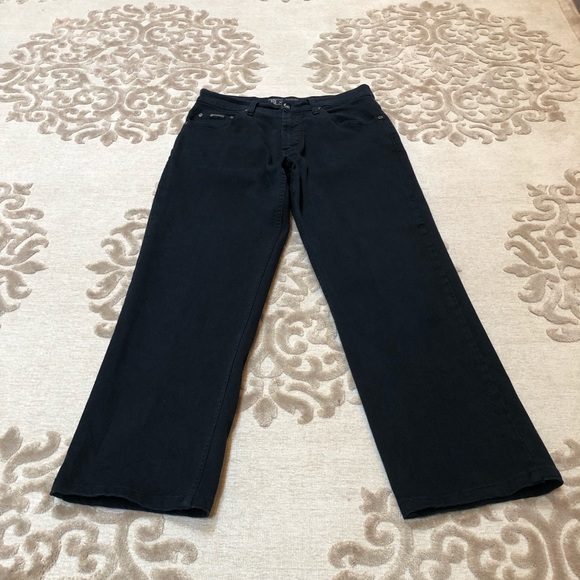 shiny black jeans mens